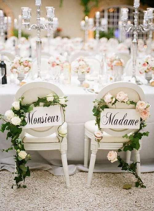 decoração casamento em casa