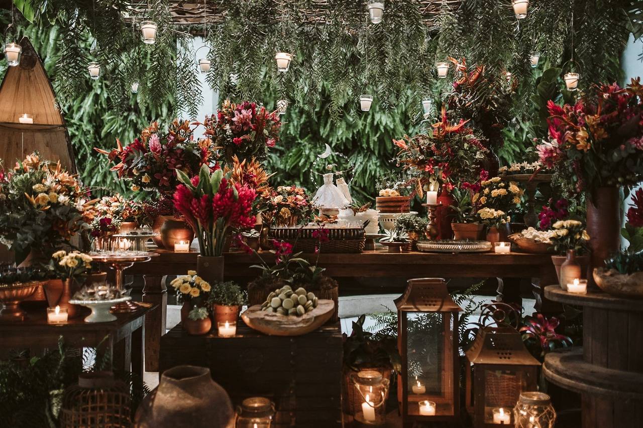 decoração casamento jardim