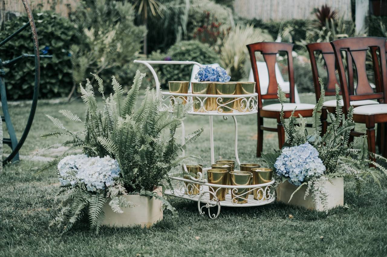 10 ideias criativas decoração casamento jardim