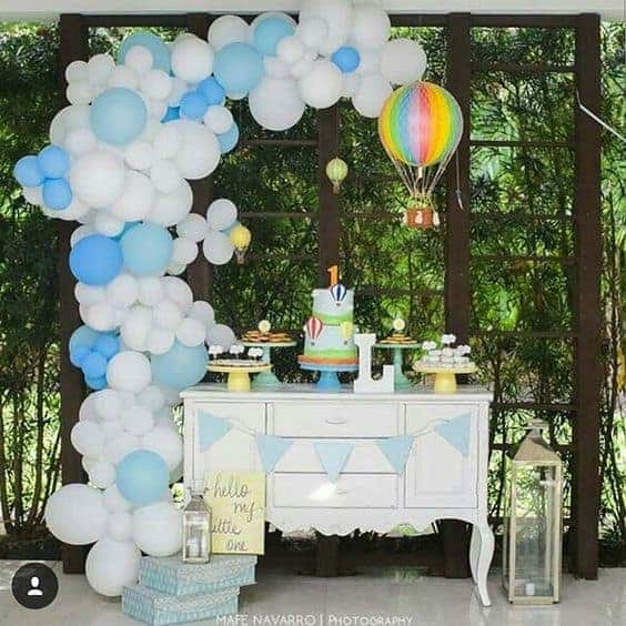 50 ideias criativas decoração chá de bebê menino azul marinho