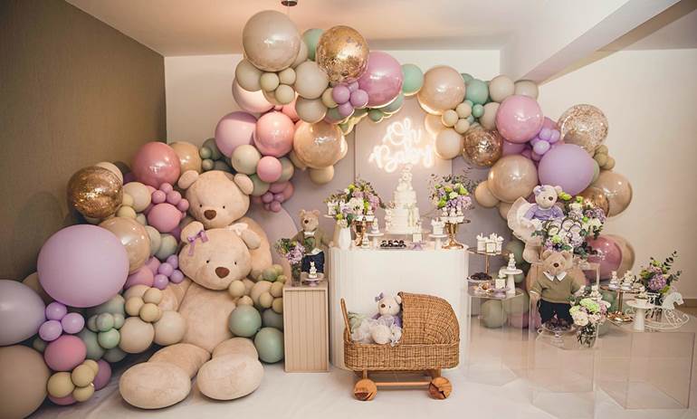 erros comuns decoração chá revelação pastel evitar