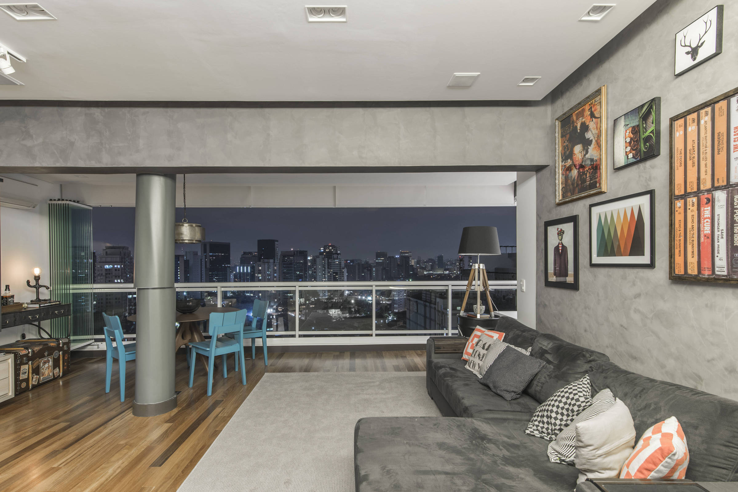 cimento queimado madeira versus outros materiais