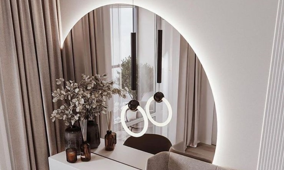 decoração com espelhos