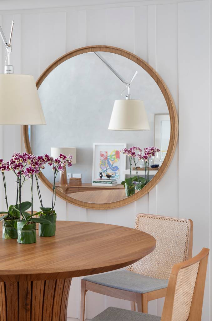 ideias criativas decoração espelhos sala