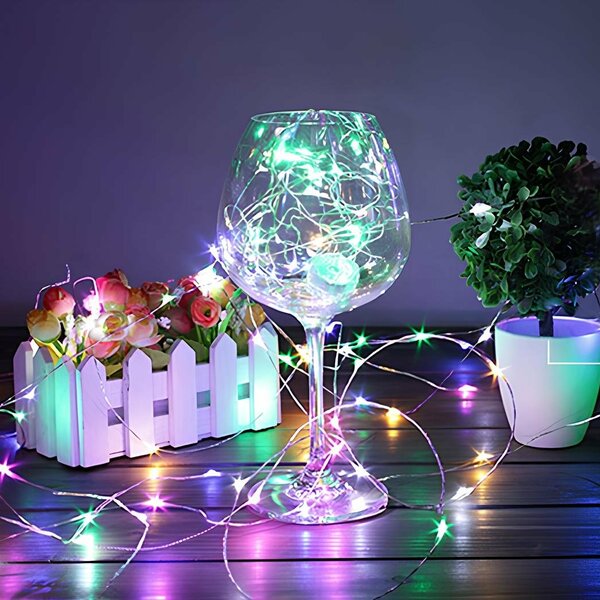 decoração com fio de fada