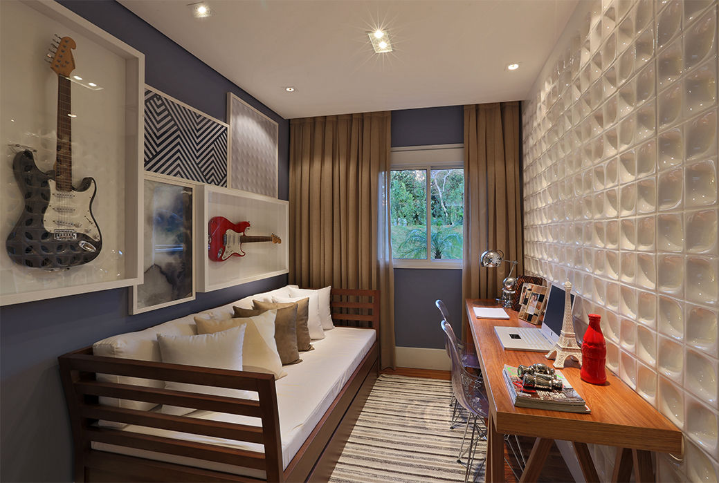 ideias criativas decoração instrumentos musicais