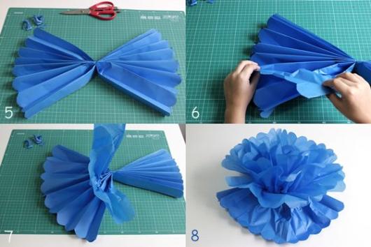 papel crepom vs balões decoração teto qual melhor