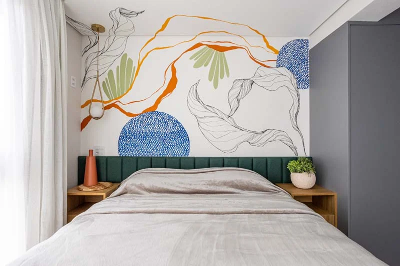 decoração com tinta na parede