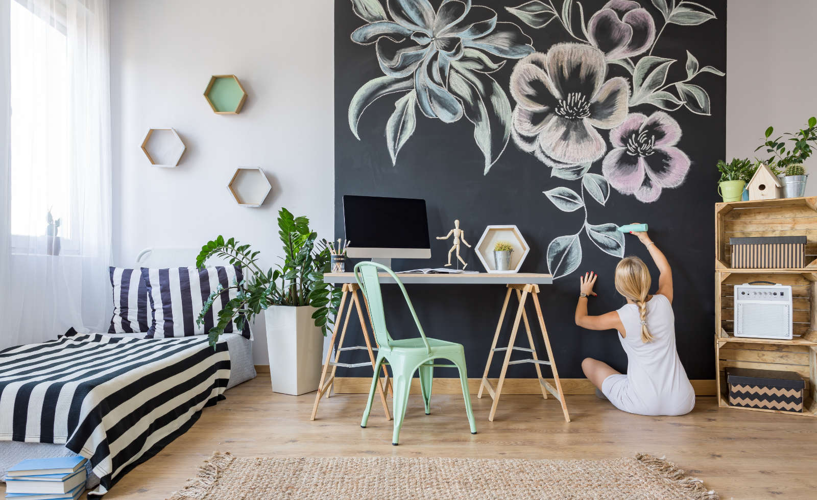 custo pintar parede com efeito decorativo