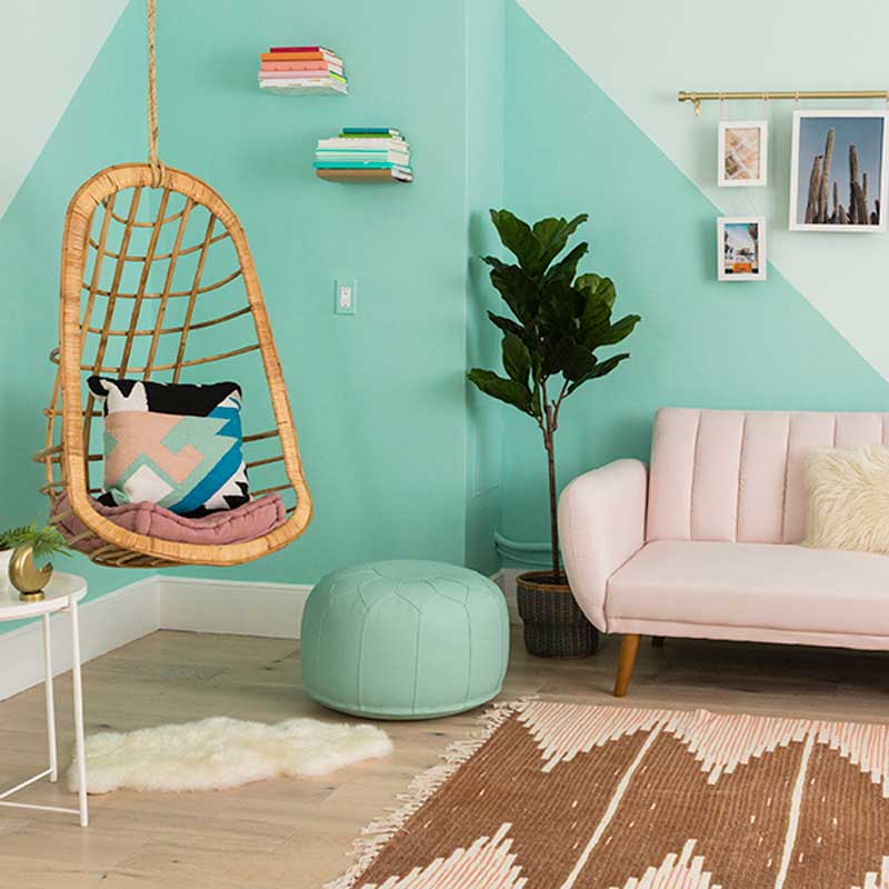 decoração com tinta na parede