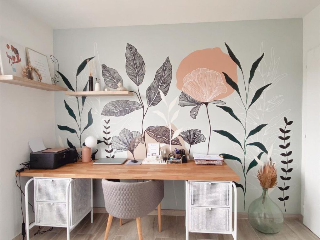 pintura setorizada versus meia parede qual escolher