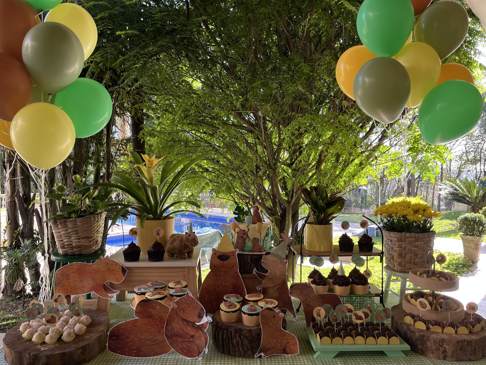 ideias decoração festa capivara criativas