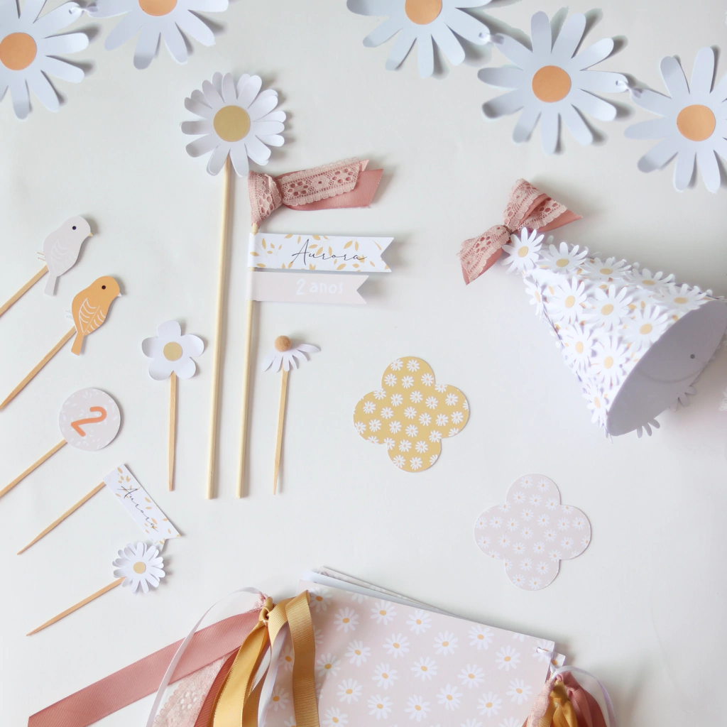 decoração da margarida