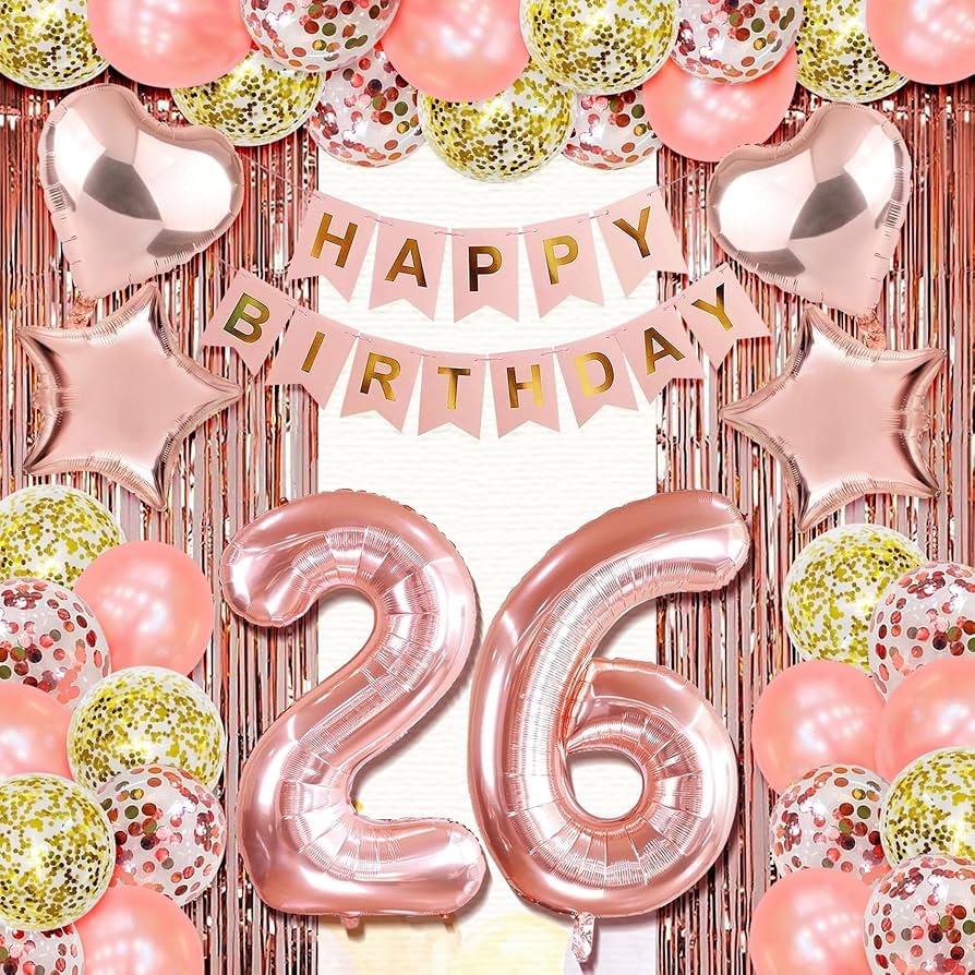 ideias criativas decoração aniversario 26 anos feminino