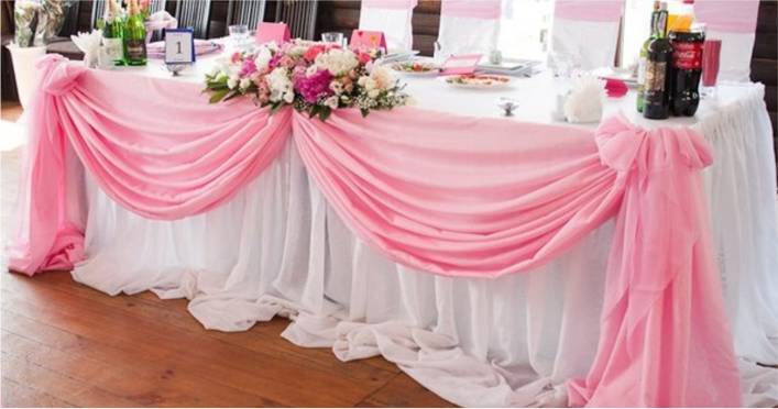 decoração de aniversário com tecido