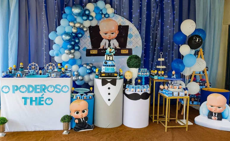 decoração de aniversário poderoso chefinho