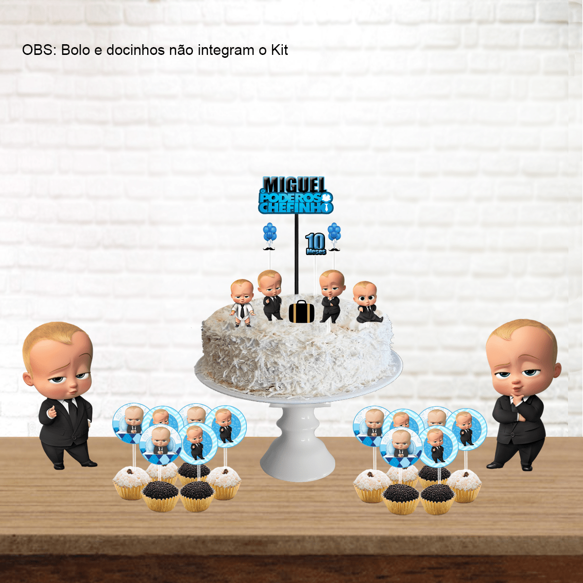 decoração primeiro aninho poderoso chefinho