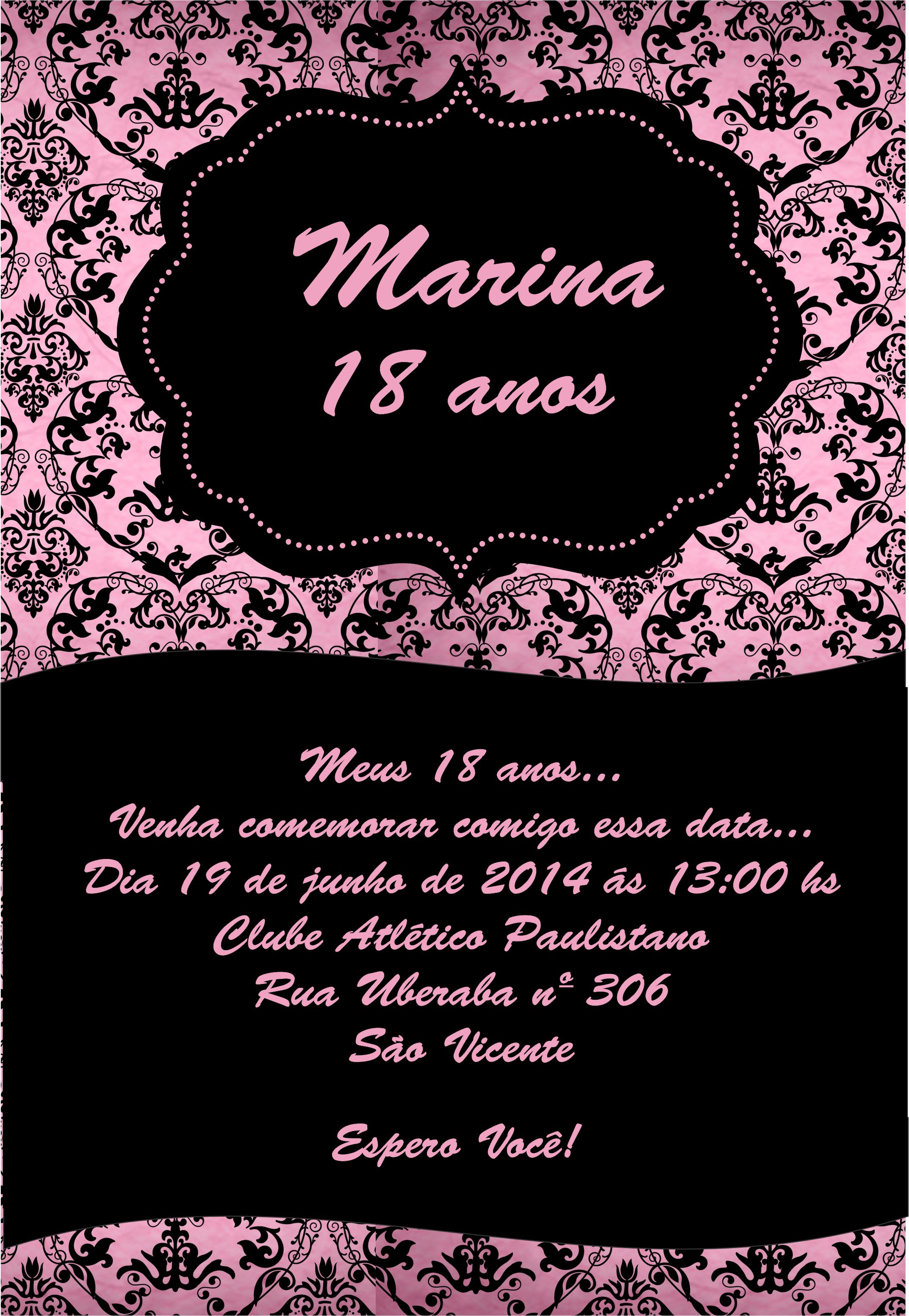 ideias criativas decoração aniversário preto e rosa simples