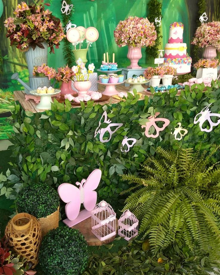 decoração jardim encantado aniversário infantil