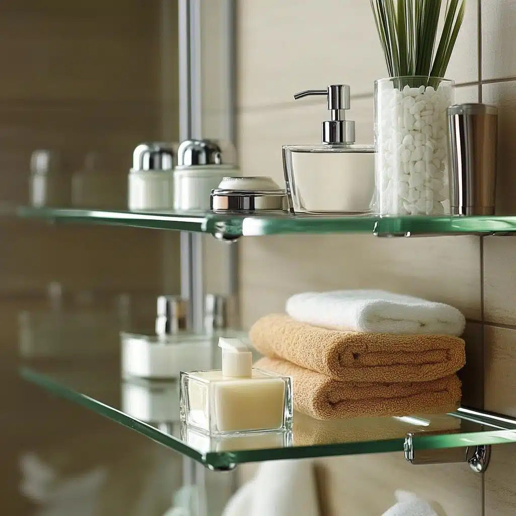 erros comuns instalar prateleira vidro banheiro