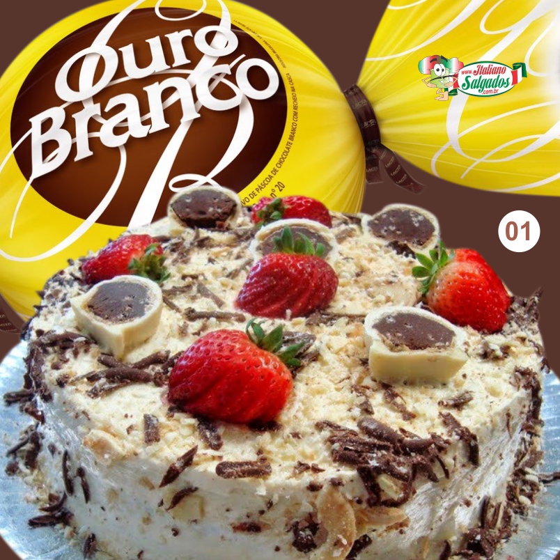 aplicar folha de ouro bolo chantilly