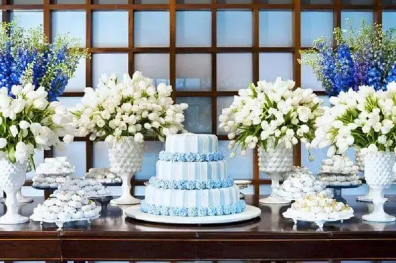 decoração de casamento azul tiffany