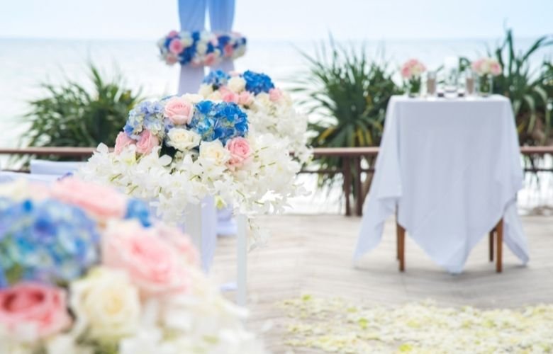 quanto custa decoração casamento azul tiffany