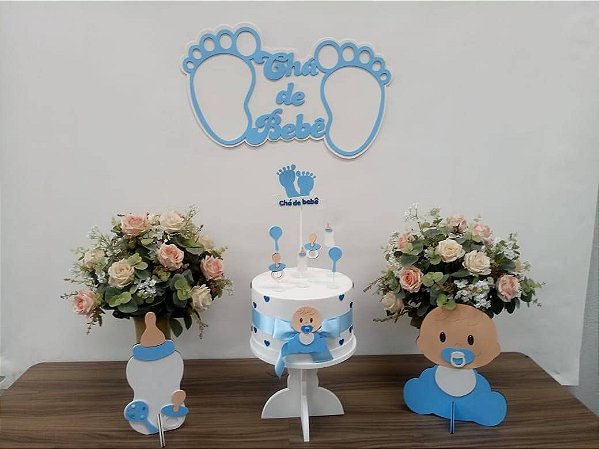 decoração de cha de bebe masculino