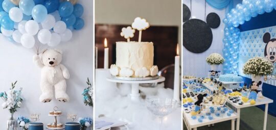 decoração cha bebe menino pronto ou faça você mesmo