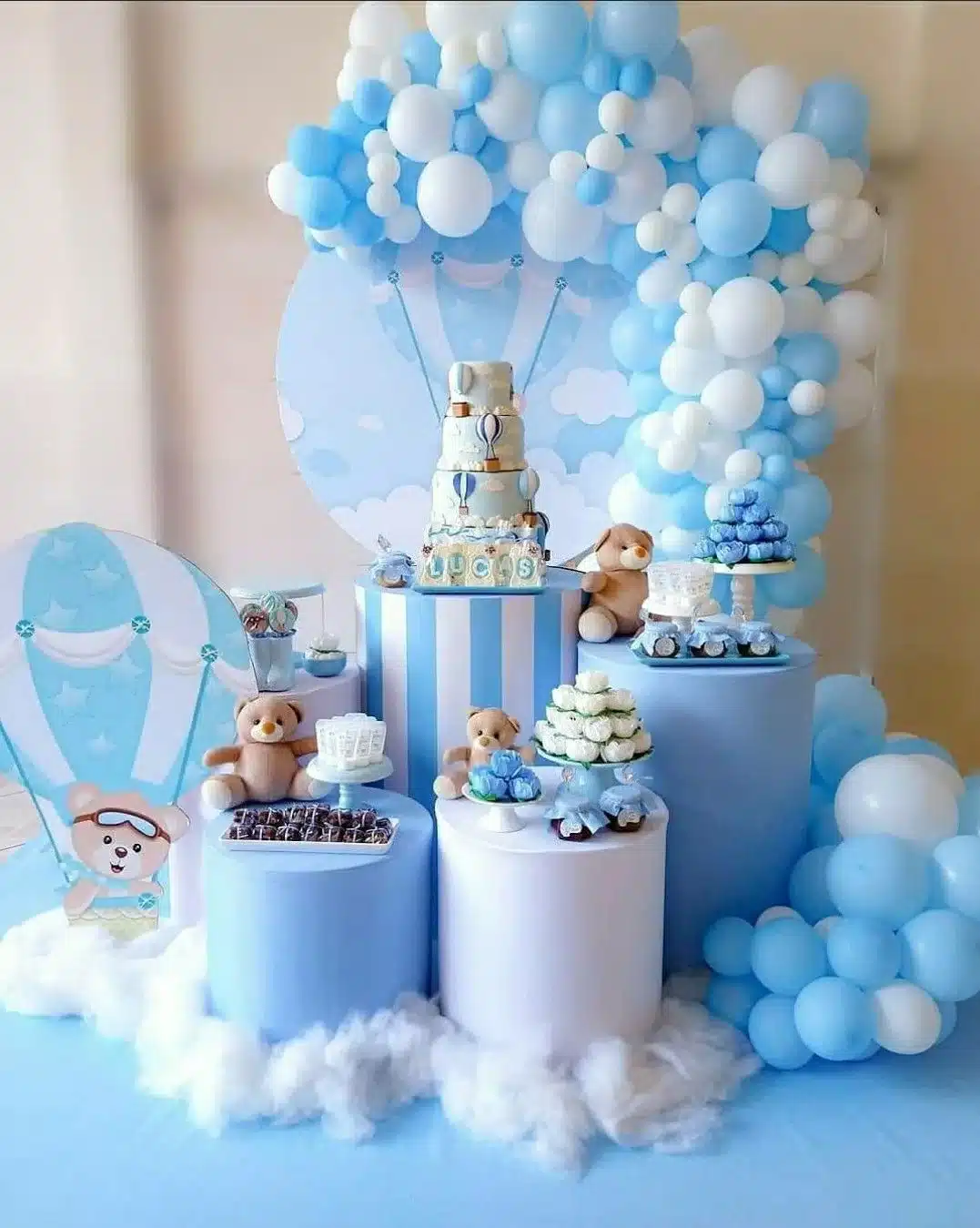 decoração cha bebe marinheiro simples