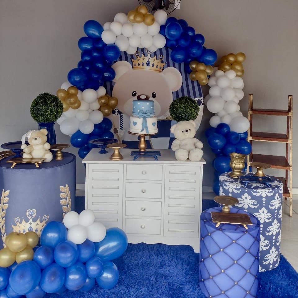 decoração de cha de bebe masculino