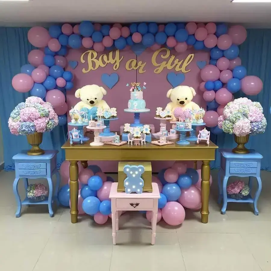 decoração cha bebe menino pronto ou faça você mesmo