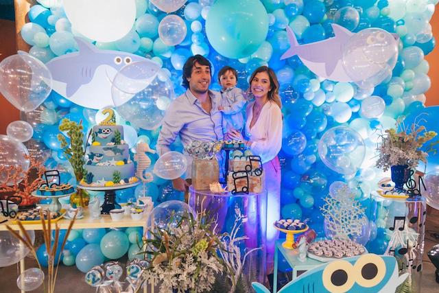 ideias criativas decoração festa fundo do mar