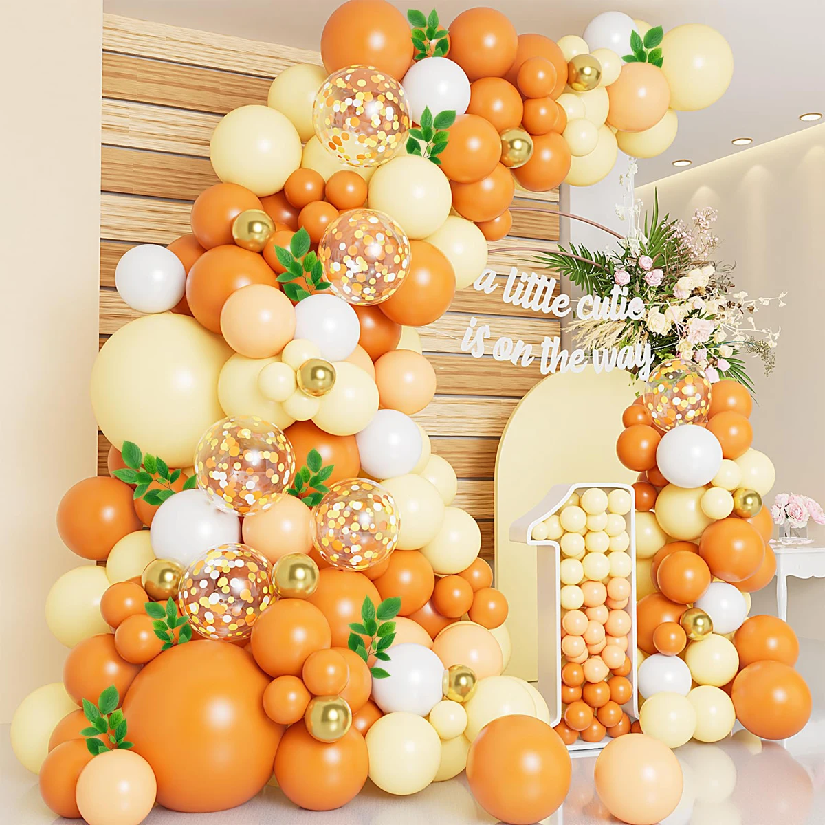 10 ideias criativas decoração festa laranja e dourado