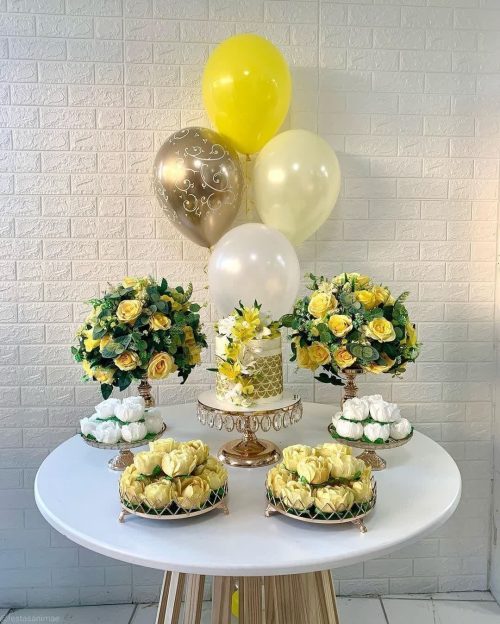 decoração de festa simples