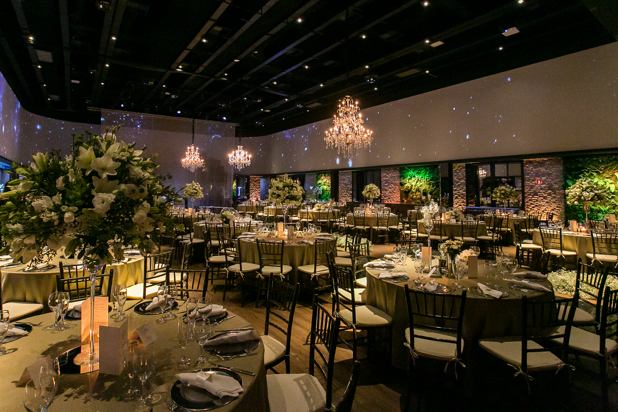 decoração de jantar de casamento