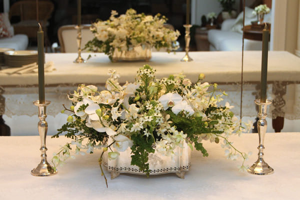 decoração de jantar de casamento