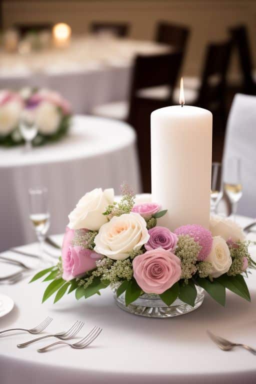 custo decoração mesa batizado como economizar