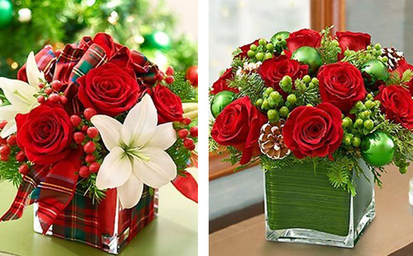 flores naturais ou artificiais natal