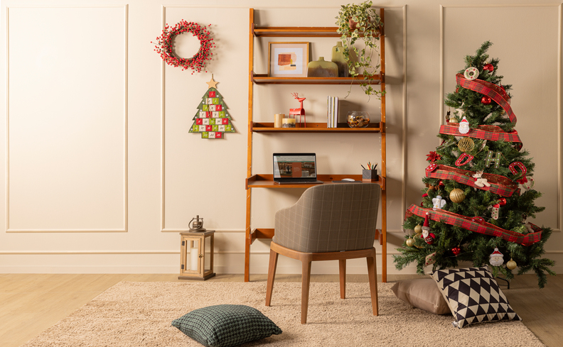 como evitar estante natal sobrecarregada