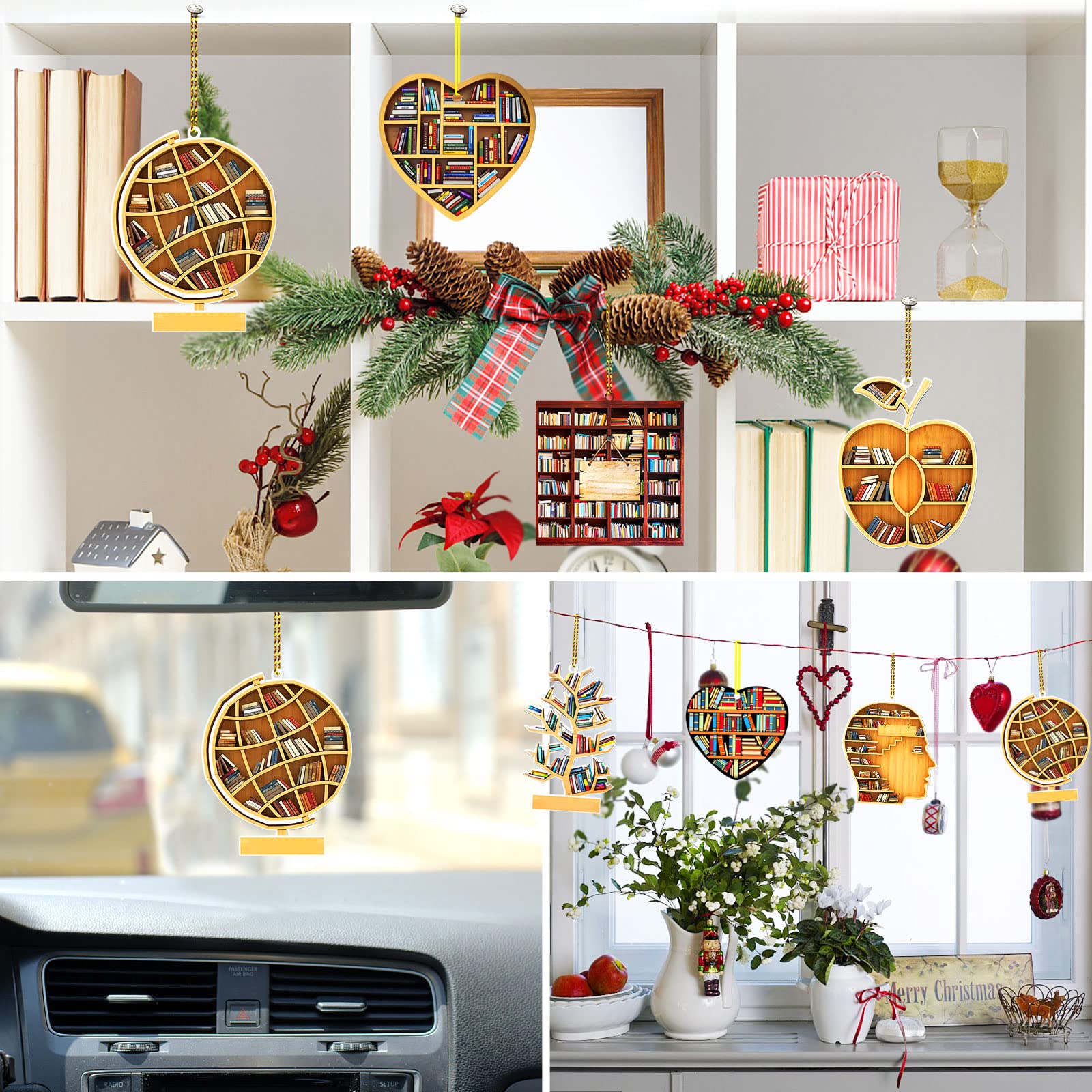 estante natal vs arvore tradicional apartamento