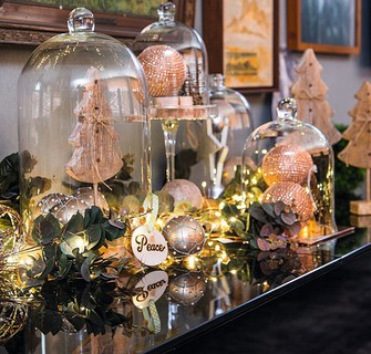 como iluminar aparador natal com led