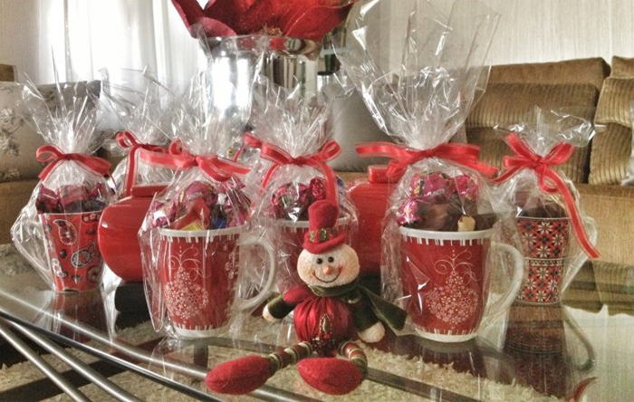 como iluminar aparador natal com led