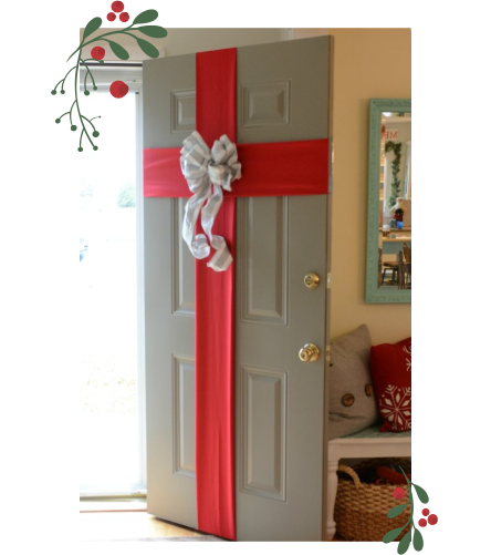 decoração de natal para frente de casas simples