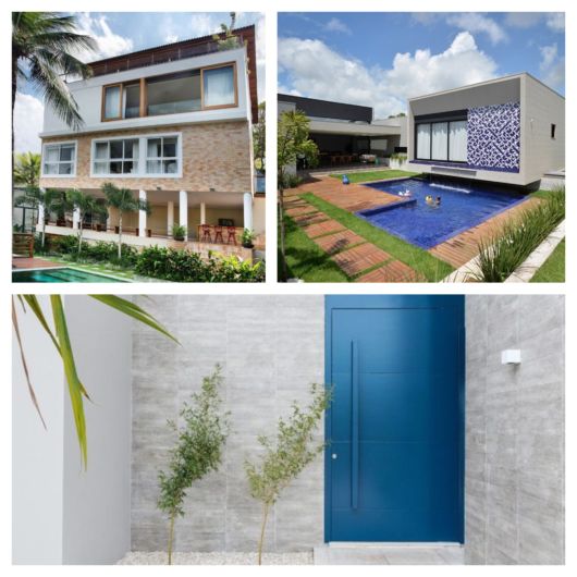 decoração de parede externa