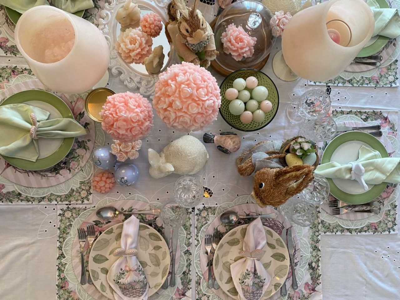 decoração de pascoa para mesa