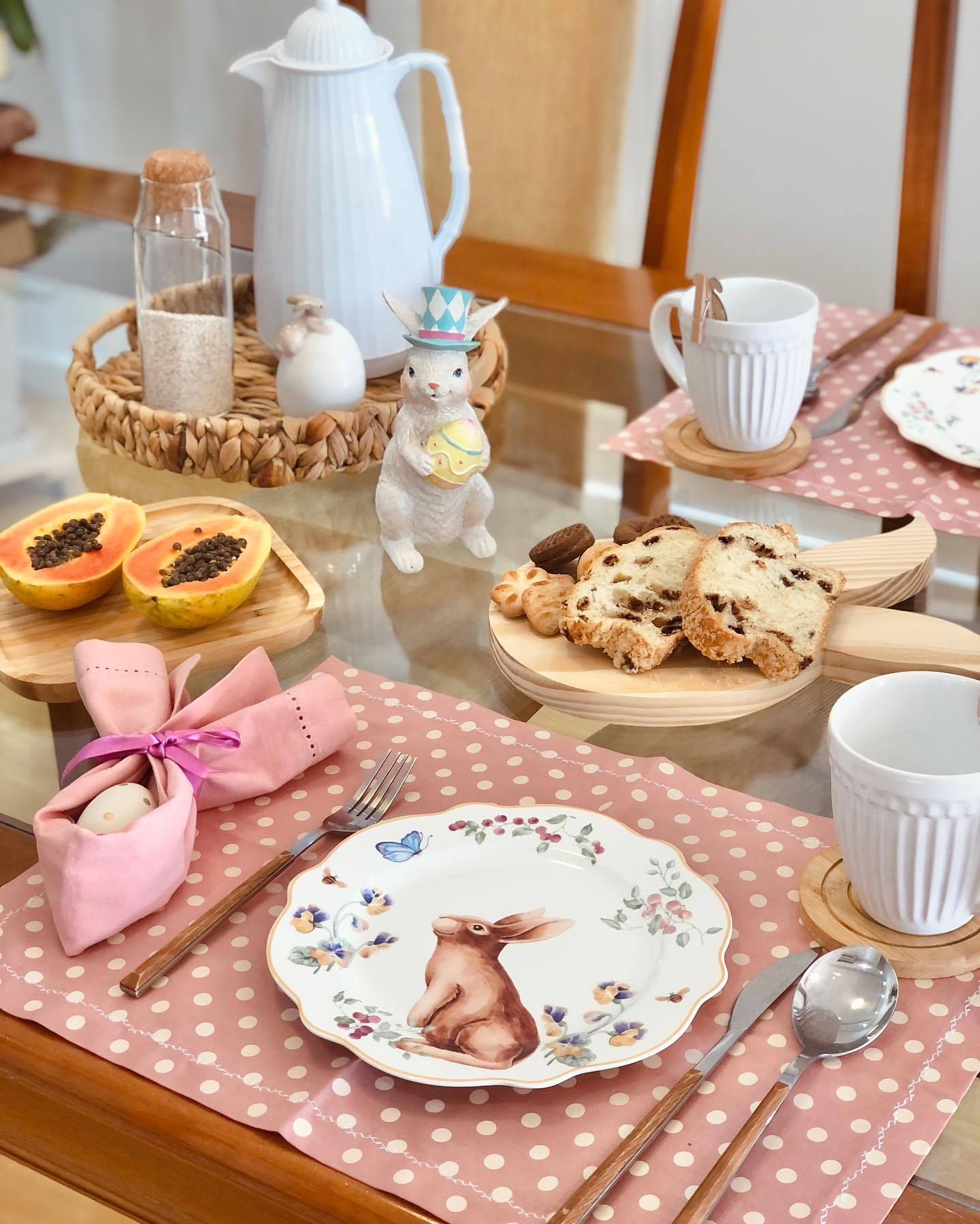 decoração de pascoa para mesa