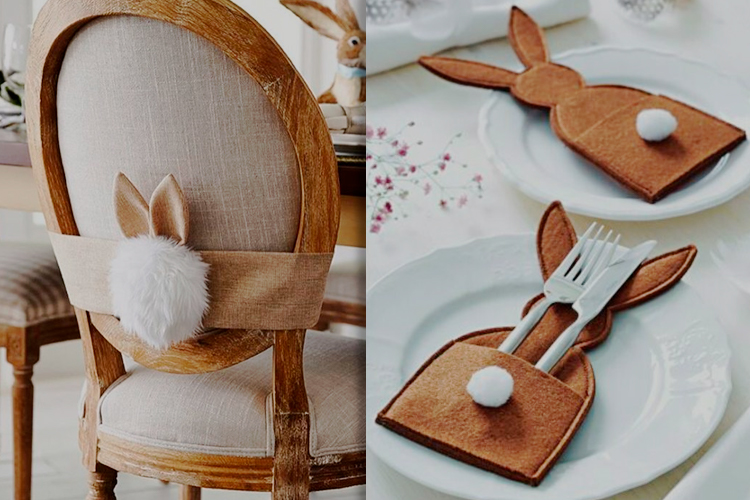 ideias criativas decoração mesa pascoa