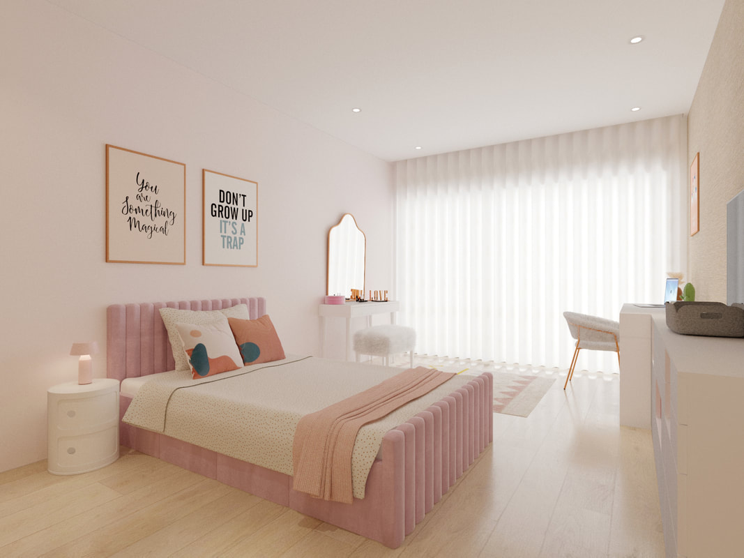 como decorar quarto feminino jovem barato