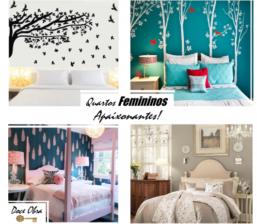 como decorar quarto feminino jovem barato